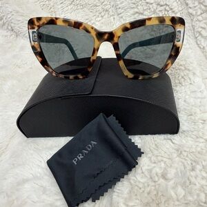 Prada SPR 08 V Leopard Print Sunglasses